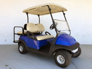 Tidewater Carts Golf Carts Blue Double Take Lowered Club Car 01